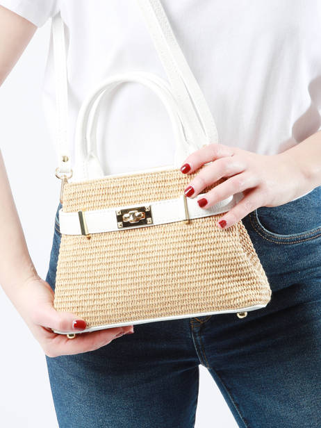 Handtas Capri Milano Wit capri CP23116 ander zicht 1